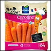 Sachet Carotine, petites carottes idéales à cuisiner entières 500g